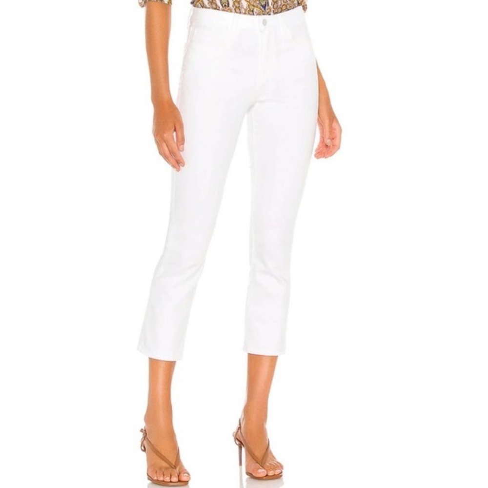 L’AGENCE High Rise Cropped Straight Jeans - Picture 1 of 12
